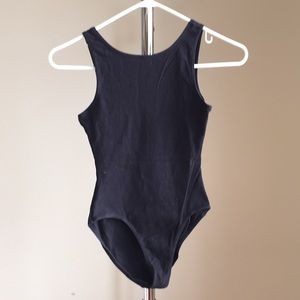 Danskin Black Sleeveless leotard